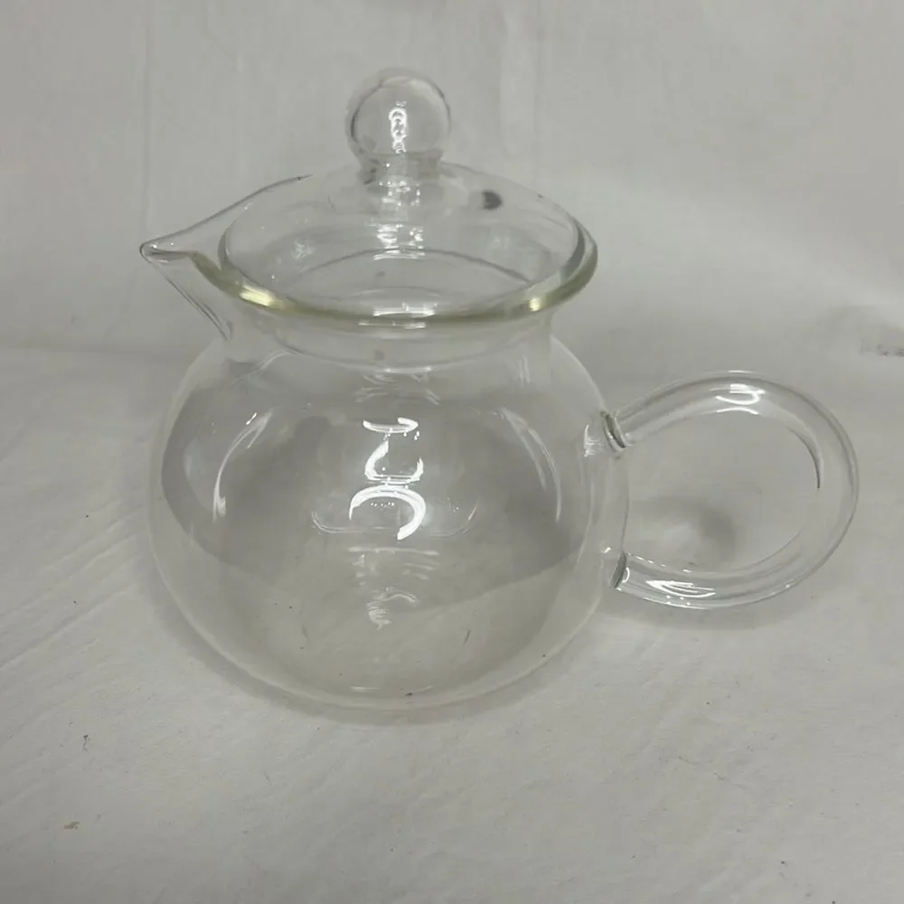 Tea Pot Clear Glass